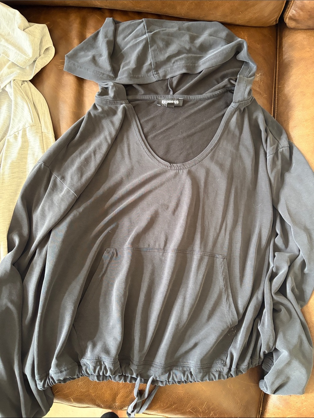 Express Two Hooded Drawstring Tops - Picture 3 of 3